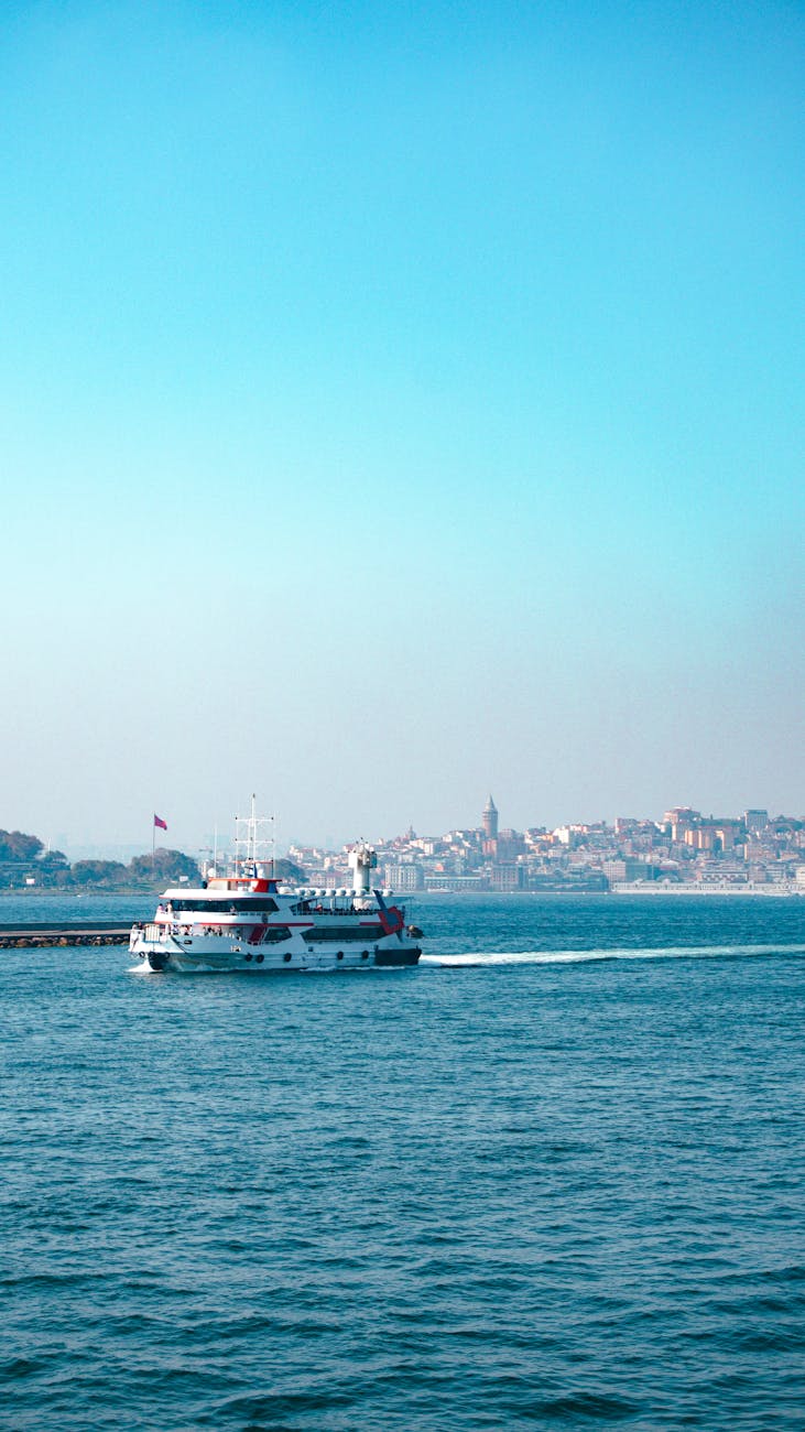 a yacht sailing on the sea